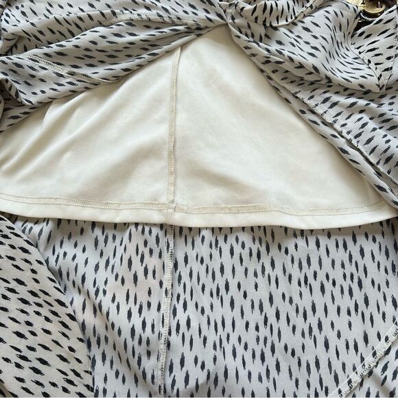 Nasty gal Spot The Difference Abstract Midi Skirt Size 4 - Picture 10 of 12